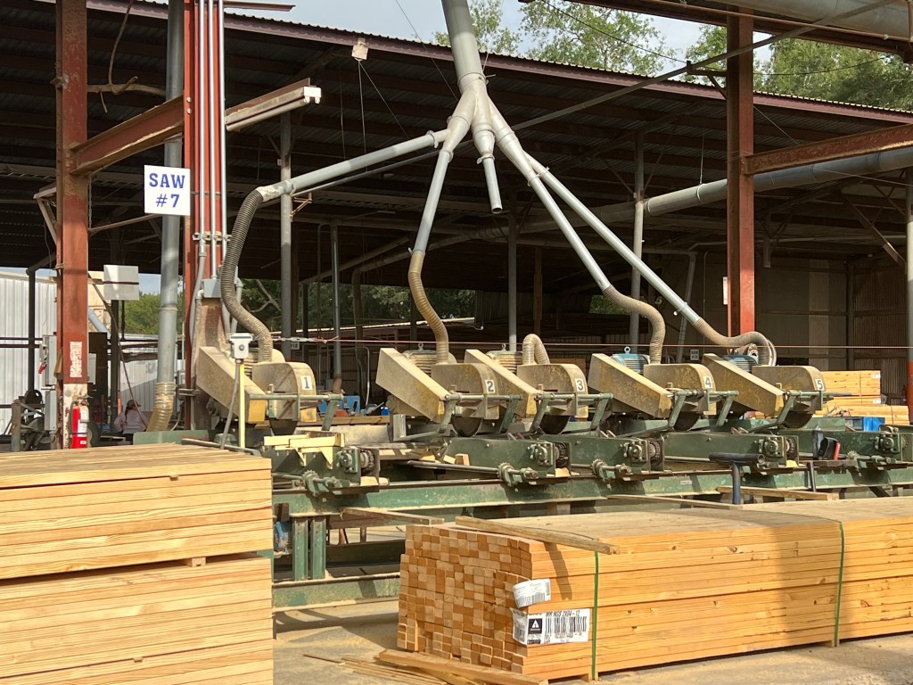 One of the saws here at Lincoln Lumber